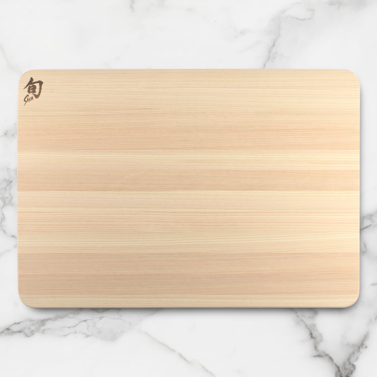 Shun 20" x 14" x 1" Hinoki Cutting Board with Juice Groove
