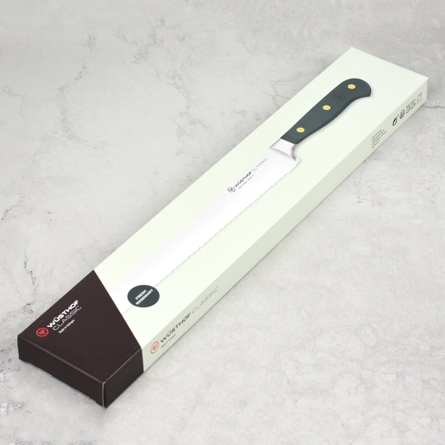 Wusthof Classic Fresh Rosemary 9" Double Serrated Bread Knife