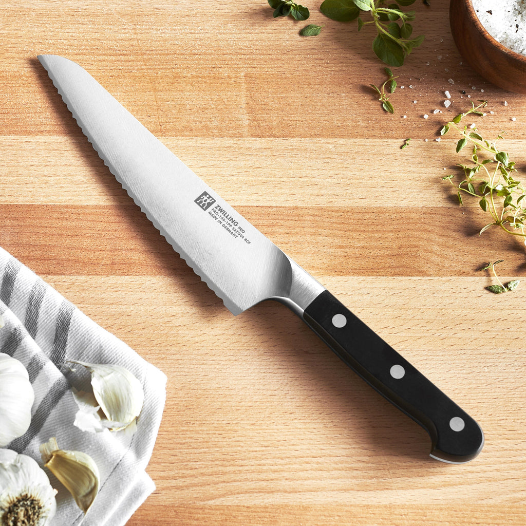 Zwilling Pro 7" Serrated Prep Knife