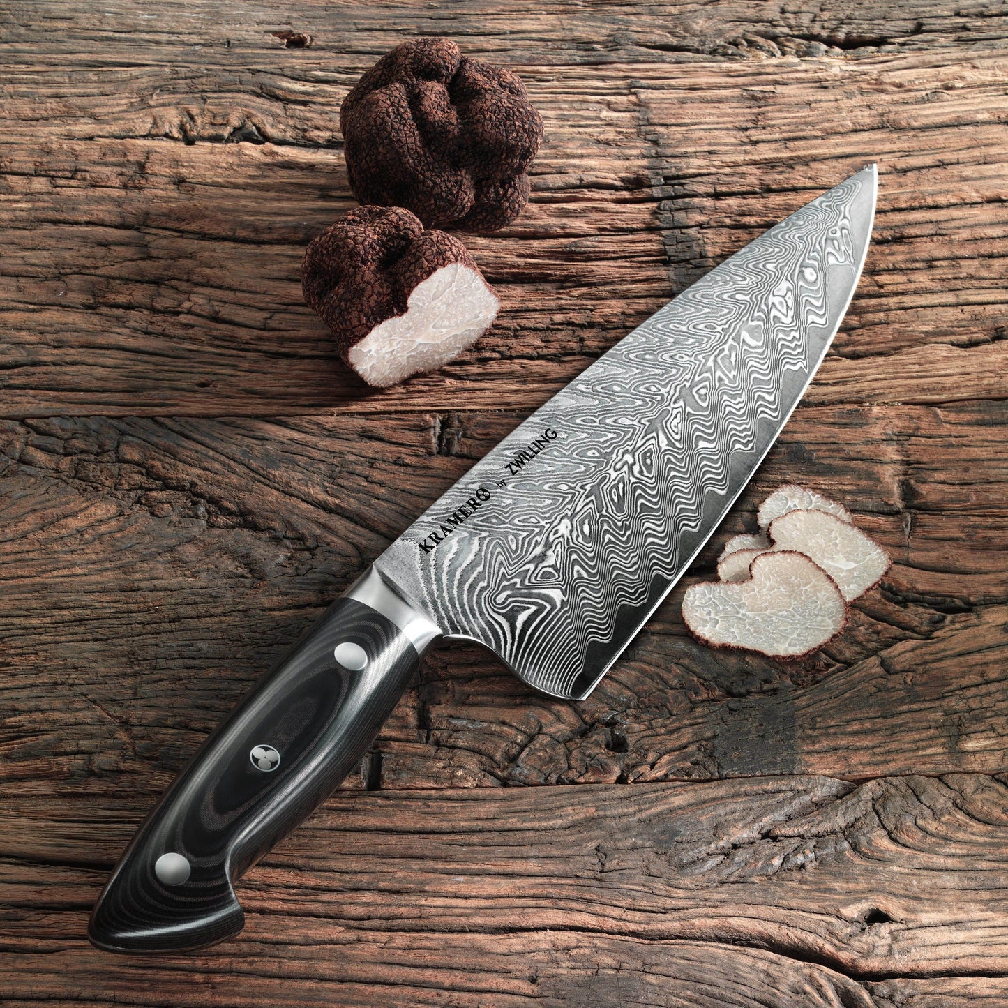 Kramer Stainless Damascus Chef's & Paring Knife Set