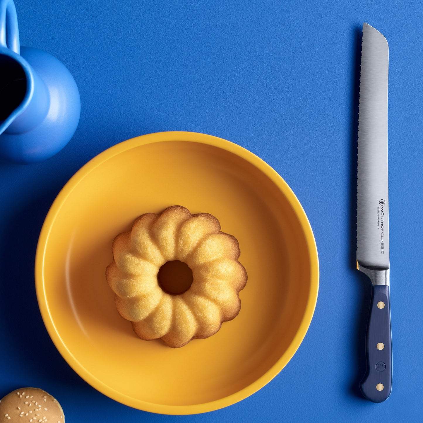 Wusthof Classic Wild Blueberry 9" Double Serrated Bread Knife