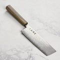Hatsukokoro Hikari SLD Kurozome Damascus 6.3" Nakiri