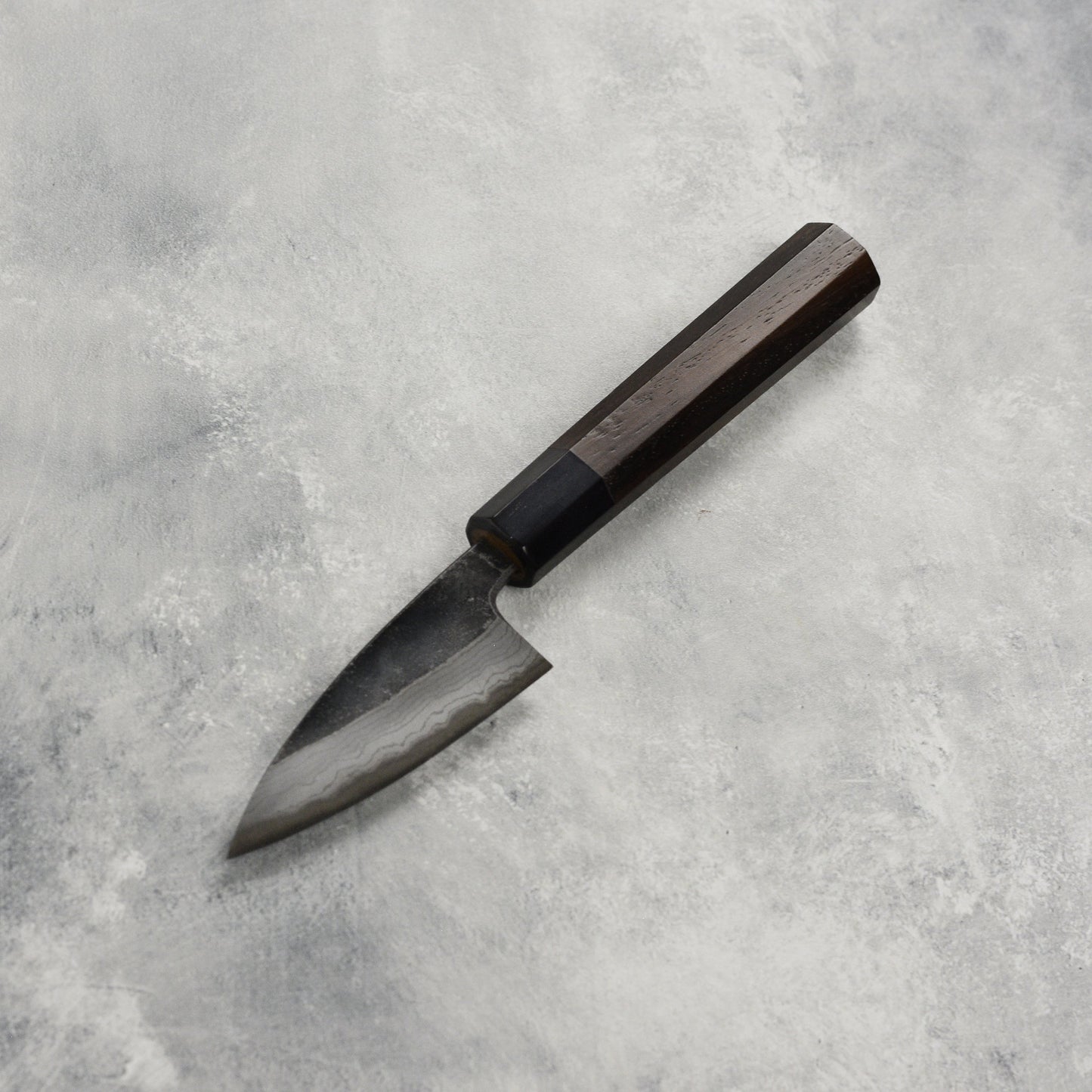Hatsukokoro Kumokage Aogami Kurouchi Damascus 3.1" Petty