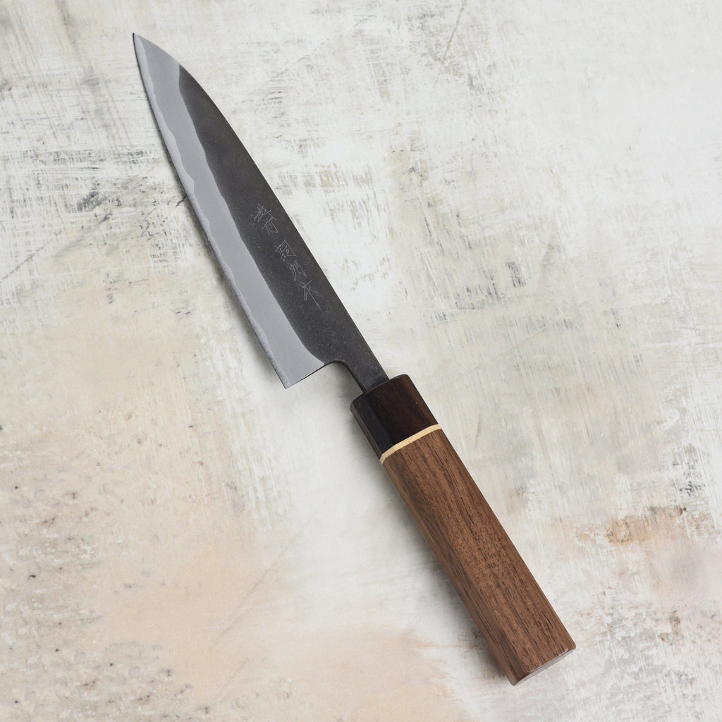 Shiro Kamo Aogami Super Kurouchi Stainless Clad 5.9" Petty