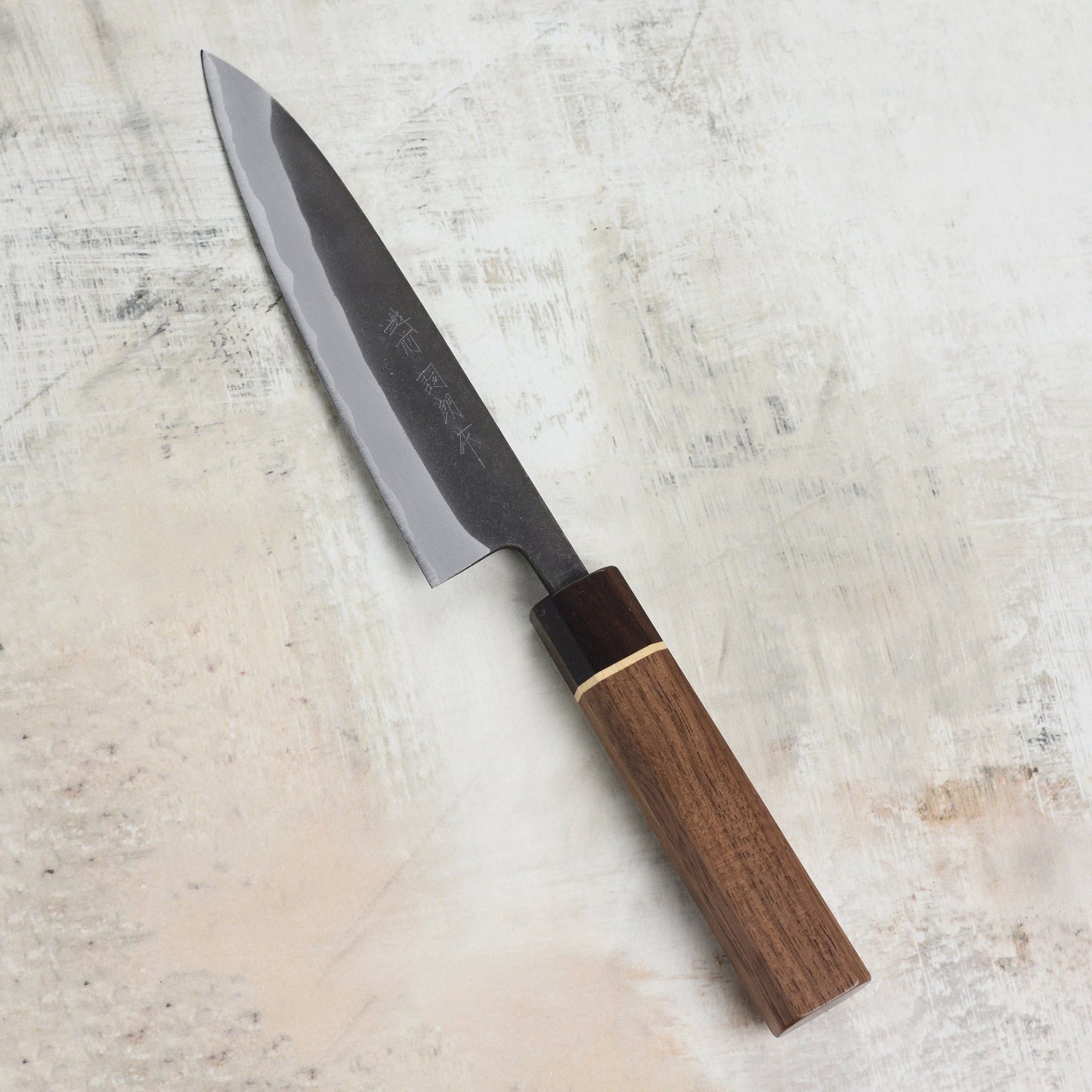 Shiro Kamo Aogami Super Kurouchi Stainless Clad 5.9" Petty