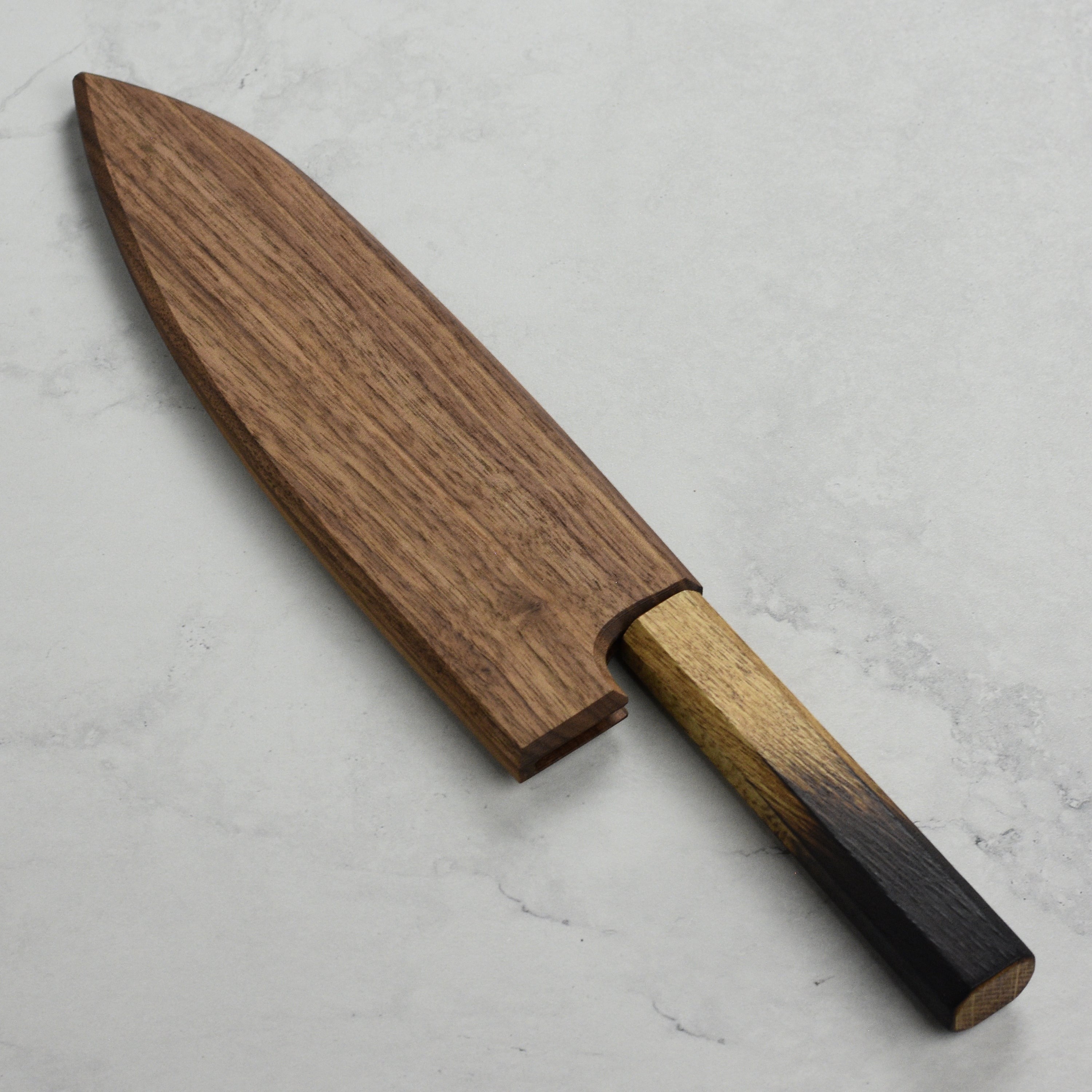 Walnut Magnetic Saya for 7" Santoku
