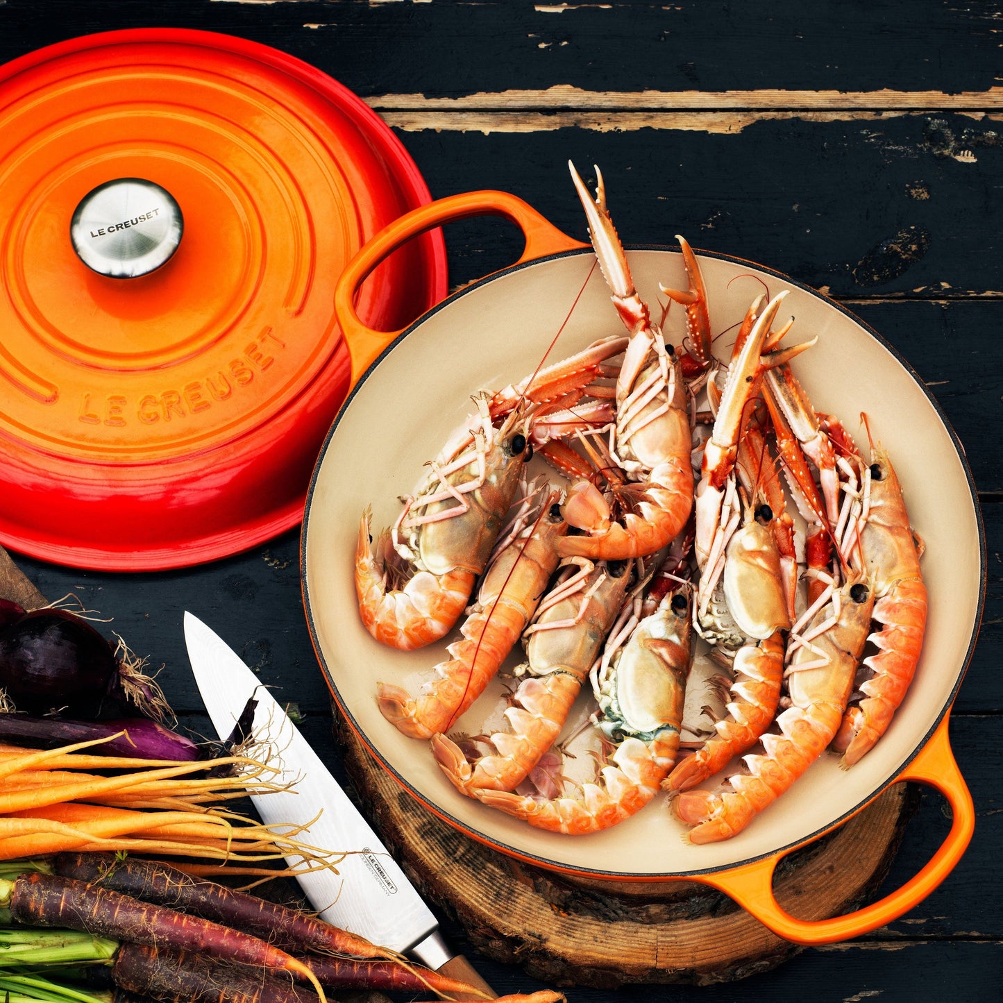 Le Creuset Signature Cast Iron 5-quart Flame Braiser