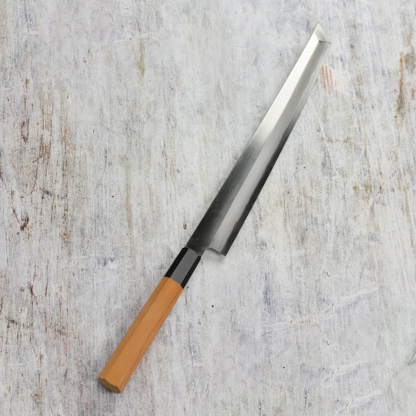 Itsuo Doi Aogami #2 Migaki 10.6" Single-Bevel Sakimaru Takohiki