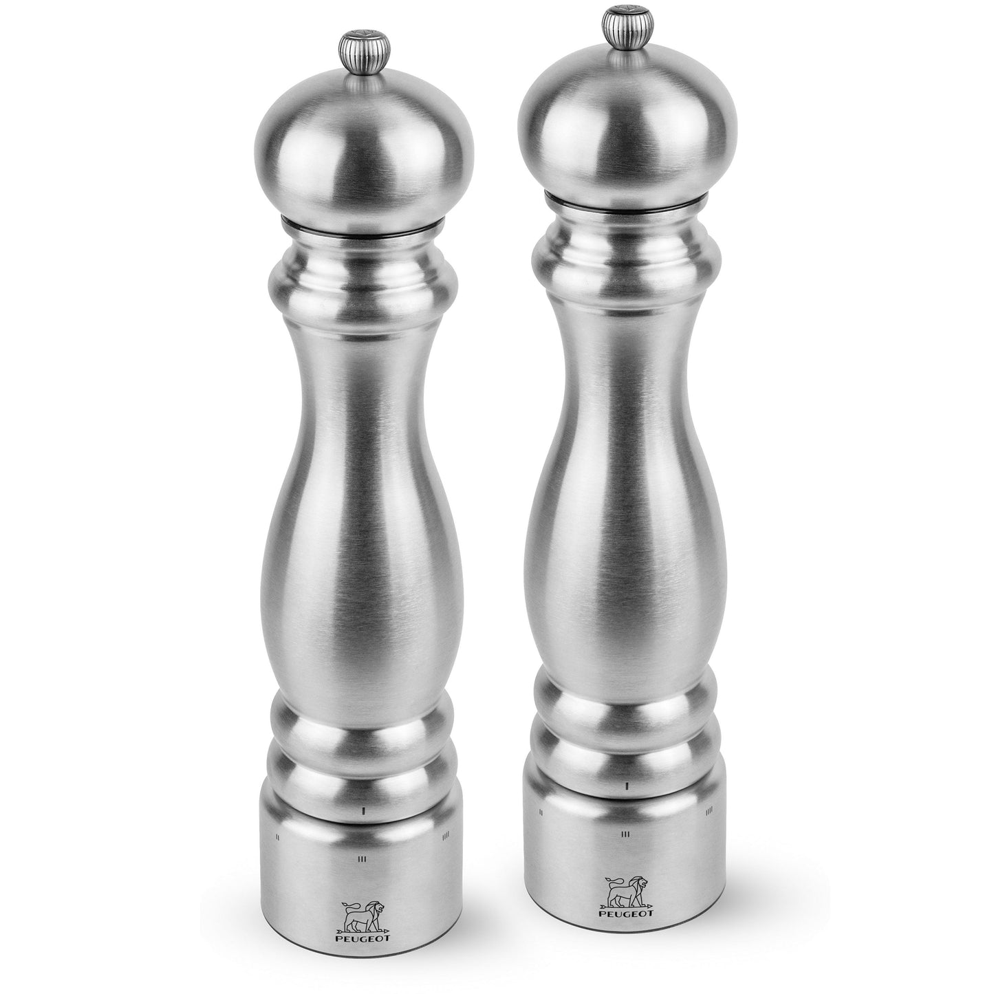 Peugeot Paris Stainless Steel 12" u'Select Salt & Pepper Mill Set